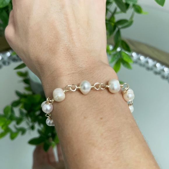 Handmade✨✨ Freshwater pearl bracelet - Picture 8 of 12